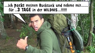 quotSurvival Mattinquot packt seinen Berghaus Rucksack und nimmt mit [upl. by Annoyi]