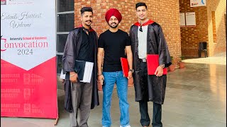 Chandigarh university My convocation Day 2024vlog convocation 2021 penduvloggerguri [upl. by Rusel523]