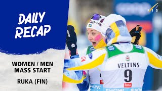 Daily Recap Mass Start Ruka 2023  FIS Cross Country World Cup 2324 [upl. by Sussna772]