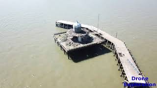 Herne Bay Pier left abandoned and isolated at sea [upl. by Ancelin753]