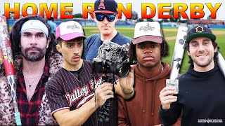 HOME RUN DERBY WITH D1 BASEBALL COMMITS PROS AND THE SOFTBALL CREW  Kleschka Vlogs [upl. by Mckinney501]