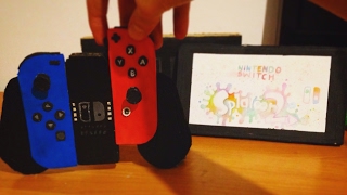 Nintendo SWITCH from CARDBOARD  JoyCon GRIP  V30 [upl. by Roana375]