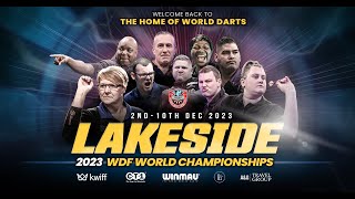 WDF World Darts Championship Live Session 6 [upl. by Yelssew523]