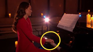 Kates Top SECRET in a Surprise Piano Performance at Christmas Carol Service [upl. by Wampler]