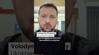 Ukraines Zelensky Slams Scholzs Call with Putin war [upl. by Kendyl]