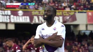 Highlights Salernitana vs Fiorentina 33 Dia 3 Gonzalez Ikone Biraghi [upl. by Adina]