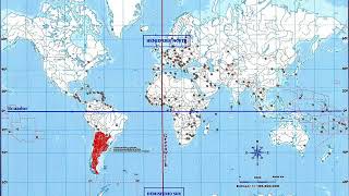 Ubicación geográficas y límites de Argentina [upl. by Cherlyn]