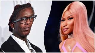 SLOWED Young Thug  Anybody ft Nicki Minaj a Bass Boosted Chopped amp Screwed Remix Cover Reaction [upl. by Attelrahc243]