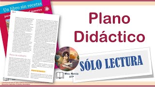 LECTURA PLANO DIDACTICO MTRA MARCIA ATP [upl. by Seiden]