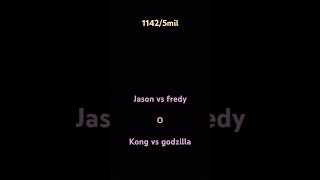 Jason va Fredy o Kong vs Godzilla [upl. by Adnovad]