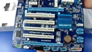 Материнская плата Gigabyte GAP75D3  unboxing [upl. by Moreland31]