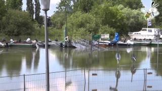 Hochwasser Juni 2013 in GinsheimGustavsburg [upl. by Inattyrb]