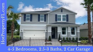 New Model Home Tour  The Sanctuary by KB Homes  Clermont  Orlando Florida  45 Bedrooms [upl. by Erej682]