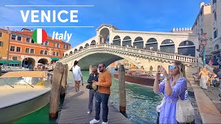 Venice 4K  Italy 🇮🇹 Famous Sights  Walking Tour [upl. by Maggio]