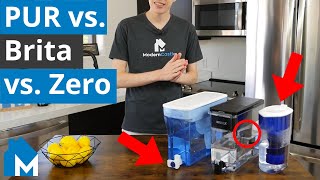 🥤 PUR vs Brita vs ZeroWater Filter Comparison — Whats the Best Tasting Water [upl. by Siramed]