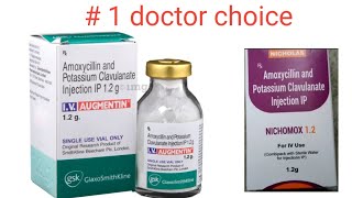 Amoxycillin and potassium clavulanate injection IP 12g in hindi [upl. by Xet]