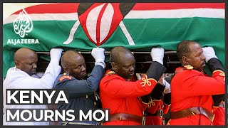 Mourners remember Kenyas former President Moi [upl. by Brigit]