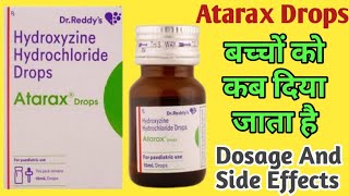 Atarax Drops  Hydroxyzine Hydrochloride Drops  Uses Dosage And Side Effects  बच्चों के Alergy [upl. by Featherstone34]