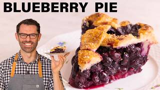 Easy Blueberry Pie Recipe [upl. by Lenaj]