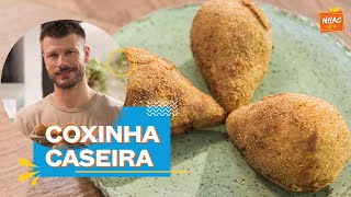 Coxinha de batatadoce recheada com grãodebico  Rodrigo Hilbert  Bem Juntinhos [upl. by Odraccir]