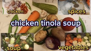 tinolang manokFilipino food chicken soupofwinkuwait reels smallyoutuber cookingadayinmylife [upl. by Tadeo]