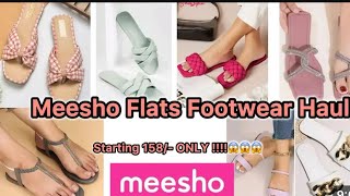 Meesho Flats haul 😍trending [upl. by Ennylcaj]