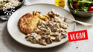 Zürcher Geschnetzeltes  Veganes Geschnetzeltes nach Zürcher Art Rezept [upl. by Perren]