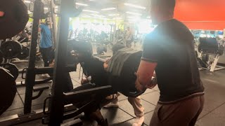 STRENGTHampAESTHICS heavy leg day 495 squat amp 405x8 bodybuilding motivation fitness weightlifting [upl. by Nemhauser413]