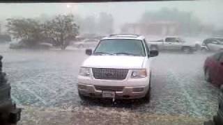 Hail Storm in Waldorf Maryland on May 14 2010 [upl. by Iaw]