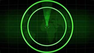 Efeito Radar  A Blank Radar Fundo Verde  Chroma Key [upl. by Lundell]