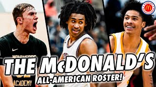 THE OFFICIAL 2024 McDONALDS ALLAMERICAN ROSTER FT Cooper Flagg Jalil Bethea amp More [upl. by Andreas]