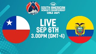 Chile v Ecuador  Full Basketball Game  FIBA South American Womens Championship 2024 [upl. by Wilone]