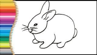 How To Draw Rabbit 🐰 Drawing Easy Step By Step [upl. by Harwilll]