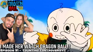 KRILLIN BEATS CHIAOTZU OMG Girlfriends Reaction Original DB Episode 91 [upl. by Lecrad743]