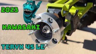 Super ATV 2quot wheel spacers 2023 Kawasaki Teryx4s [upl. by Nidnal]