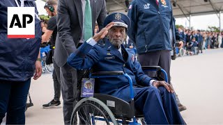 Emotional highlights during DDays 80th anniversary in Normandy [upl. by Dnomsed]