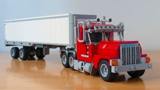 LEGO Truck with Trailer MOC [upl. by Nachison]