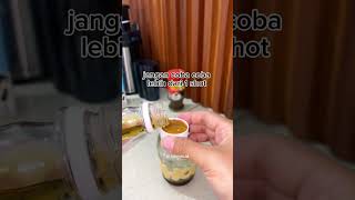 meleng dikit jadi es sirup bukan es kopi 😭 delifrusyrup syrup resepsaltedcaramel fyp [upl. by Goldy]