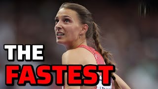 The FASTEST canadian woman of all time Audrey Leduc [upl. by Atiekram]