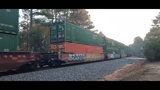 NS 9928 leads 29S at Pell City AL 102624 [upl. by Essirahs991]