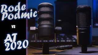 100 XLR Mics  Rode Podmic vs Audio Technica AT2020 [upl. by Odlavu137]