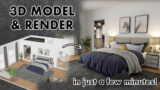 The ONLY tool you need to 3D MODEL and RENDER  Coohom  StepbyStep Guide [upl. by Hylan490]