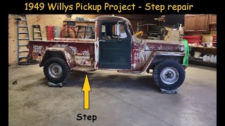 1949 Willys Pickup Project Part 17 [upl. by Yelats803]