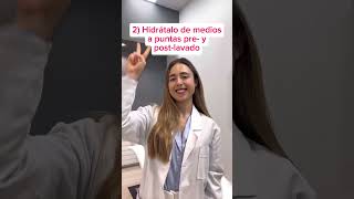 3 pasos de dermatóloga para un CABELLO PERFECTO 💜 cuidadodelcabello cuidadocapilar hairtips [upl. by Asilana]