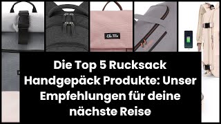 RUCKSACK HANDGEPÄCK [upl. by Noah109]