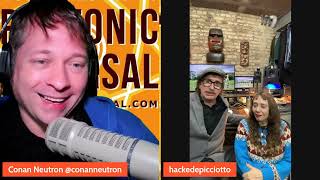 Conan Neutron’s Protonic ReversalEp409 Danielle De Picciotto amp Alexander Hacke hackedepicciotto [upl. by Eilyr]