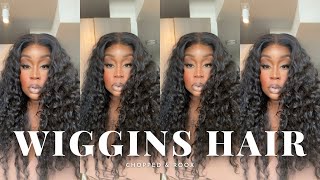 NEW HAIR WHO THIS THE BEST PRE PLUCKED AND PRE BLEACHED LOOSE DEEP WAVE HAIR  FT WIGGINS HAIR [upl. by Ees]