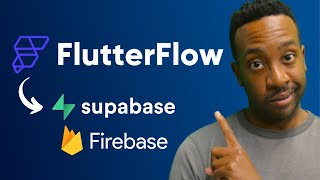 FlutterFlow for Beginners Supabase VS Firebase  How to create an app [upl. by Kanya]