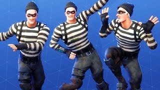 Fortnite SCOUNDREL Performs All Dances  All SEASON 14 Dance Emotes  Jailbird Gear [upl. by Eylrac]