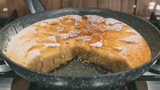 TORTA DI MELE IN PADELLA IN POCHI MINUTI E SENZA FORNO PREPARI UNA TORTA CHE PIACE A TUTTI [upl. by Asatan]